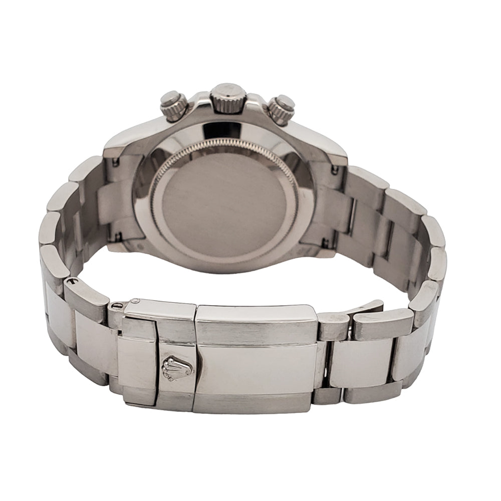 Rolex Cosmograph Daytona Black Racing Dial 18K White Gold Watch 116509