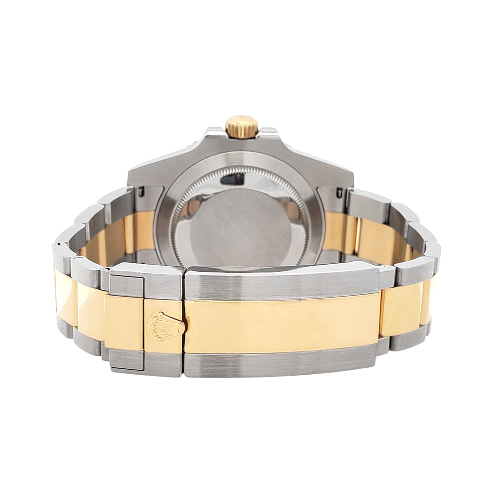 Rolex Date 34mm 2-Tone Yellow Gold/Steel Champagne Dial Oyster 15223 Watch Box Papers