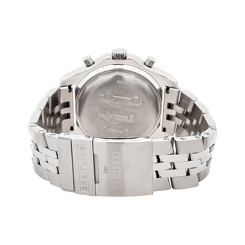 Breitling Bentley 48mm Motors T Black Dial Chronograph Steel Watch A25363