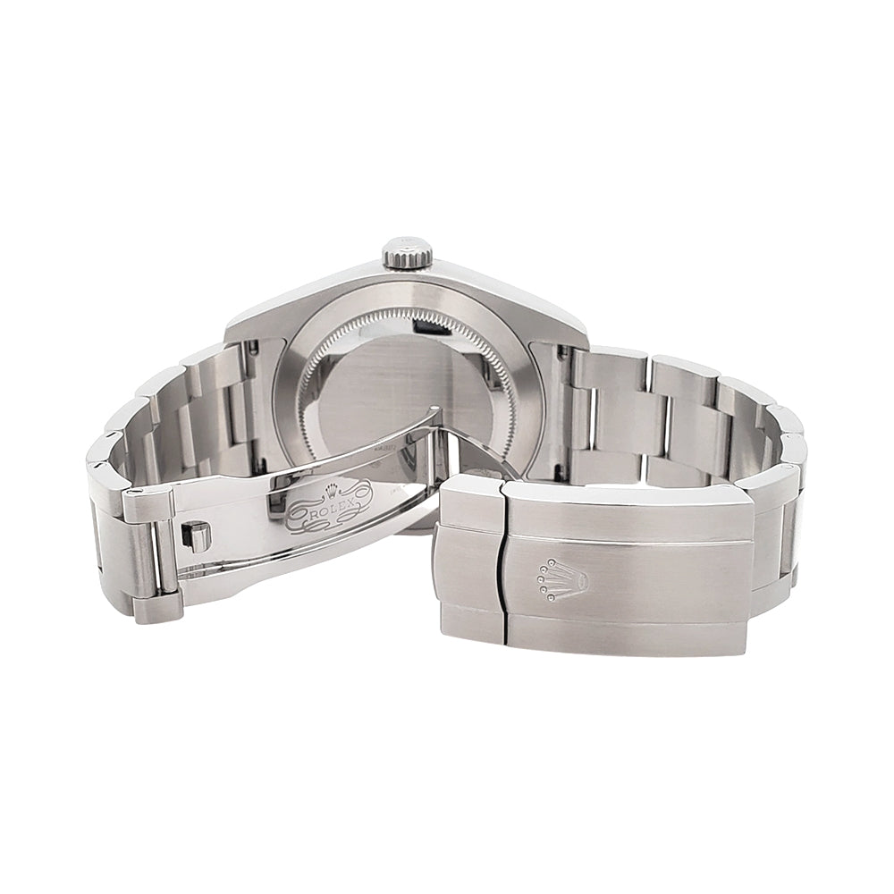 2018 Rolex Air King 40mm 116900 Black Dial Steel Watch Box Papers