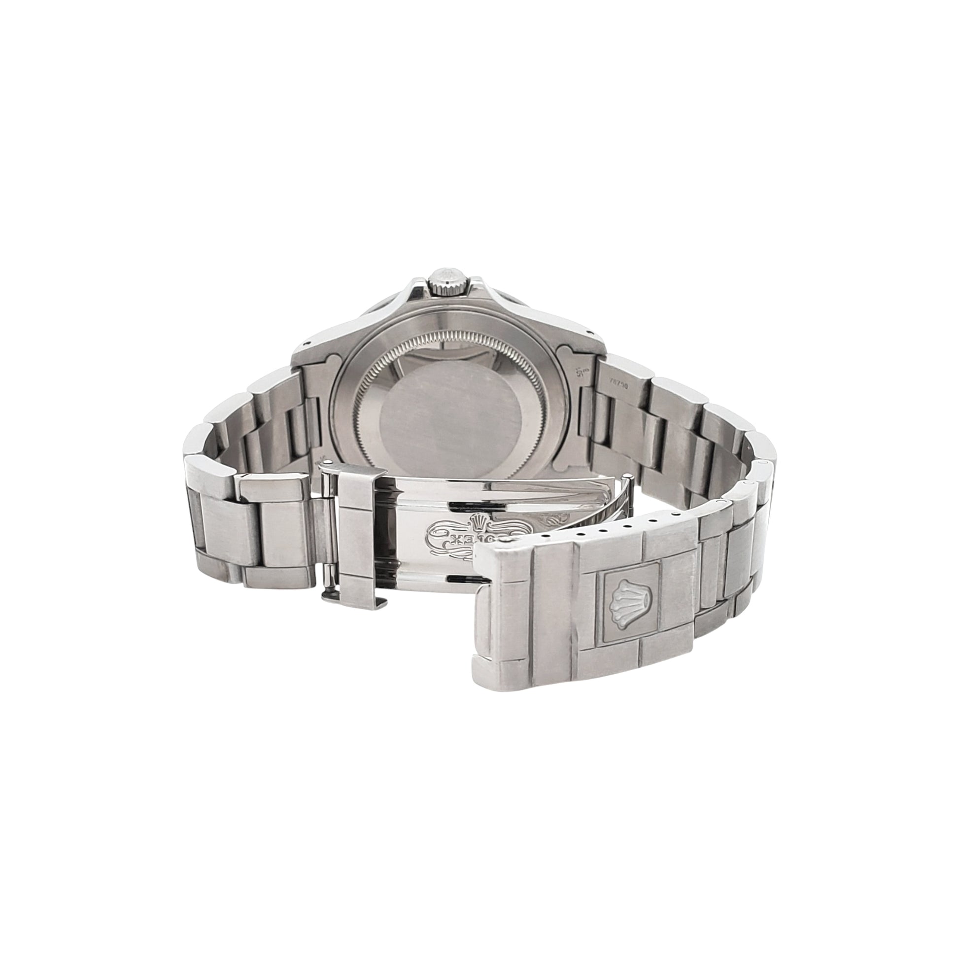 Stickered Rolex Explorer II 40mm Polar White Steel Oyster Watch 16570 Box Papers