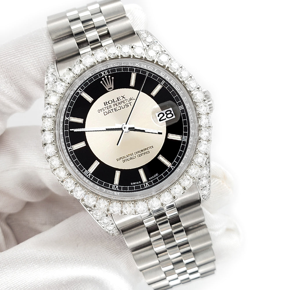 Rolex Datejust Black Tuxedo 