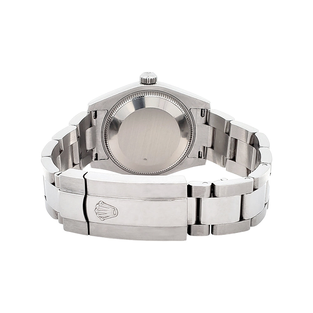 Rolex Datejust 31mm Silver Index Domed Bezel Steel Watch 178240 Papers