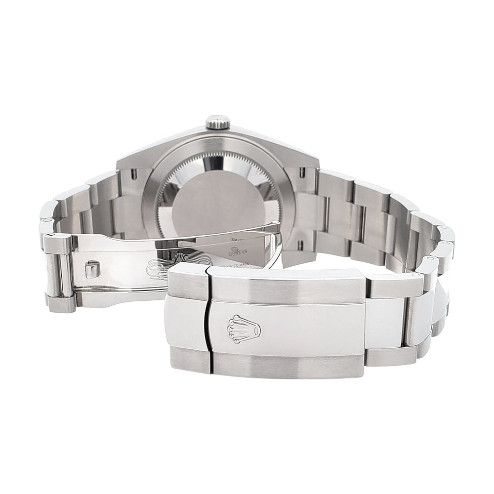 2023 Rolex Datejust 41 126334 Wimbledon Slate Roman Dial Steel Oyster Watch Box Papers