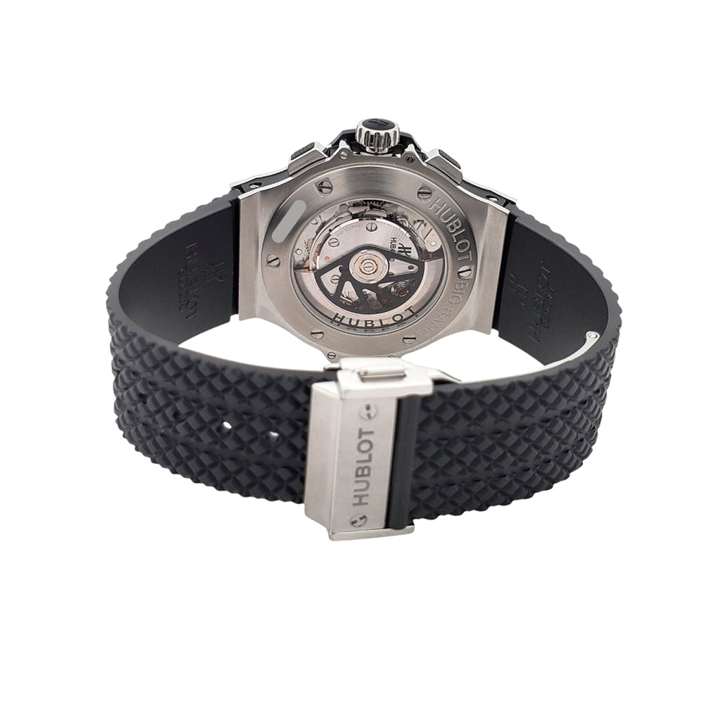 Hublot Big Bang Factory Diamond Chronograph 44mm Steel Watch 301.SX.130.RX.114 Box Papers