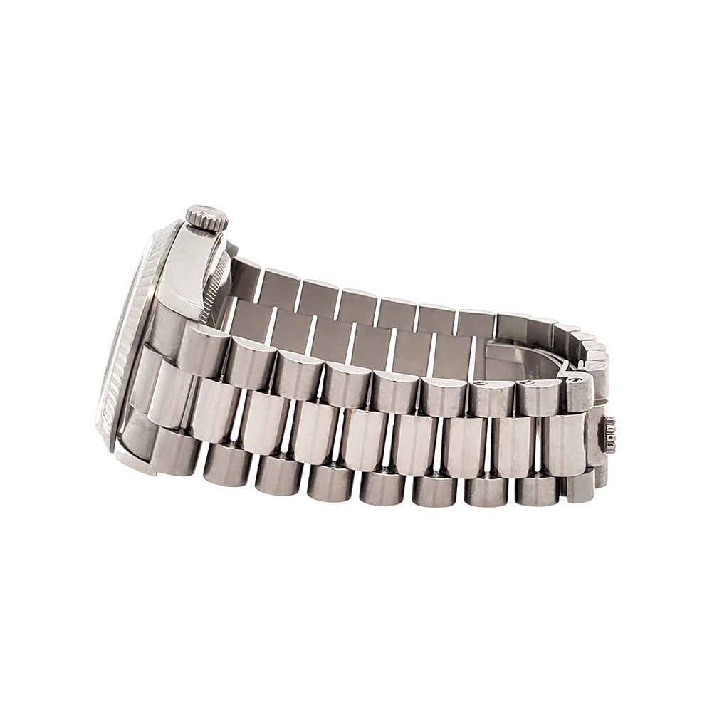 Rolex President Day-Date White Gold Roman Dial 36mm Watch 18239 Box Papers