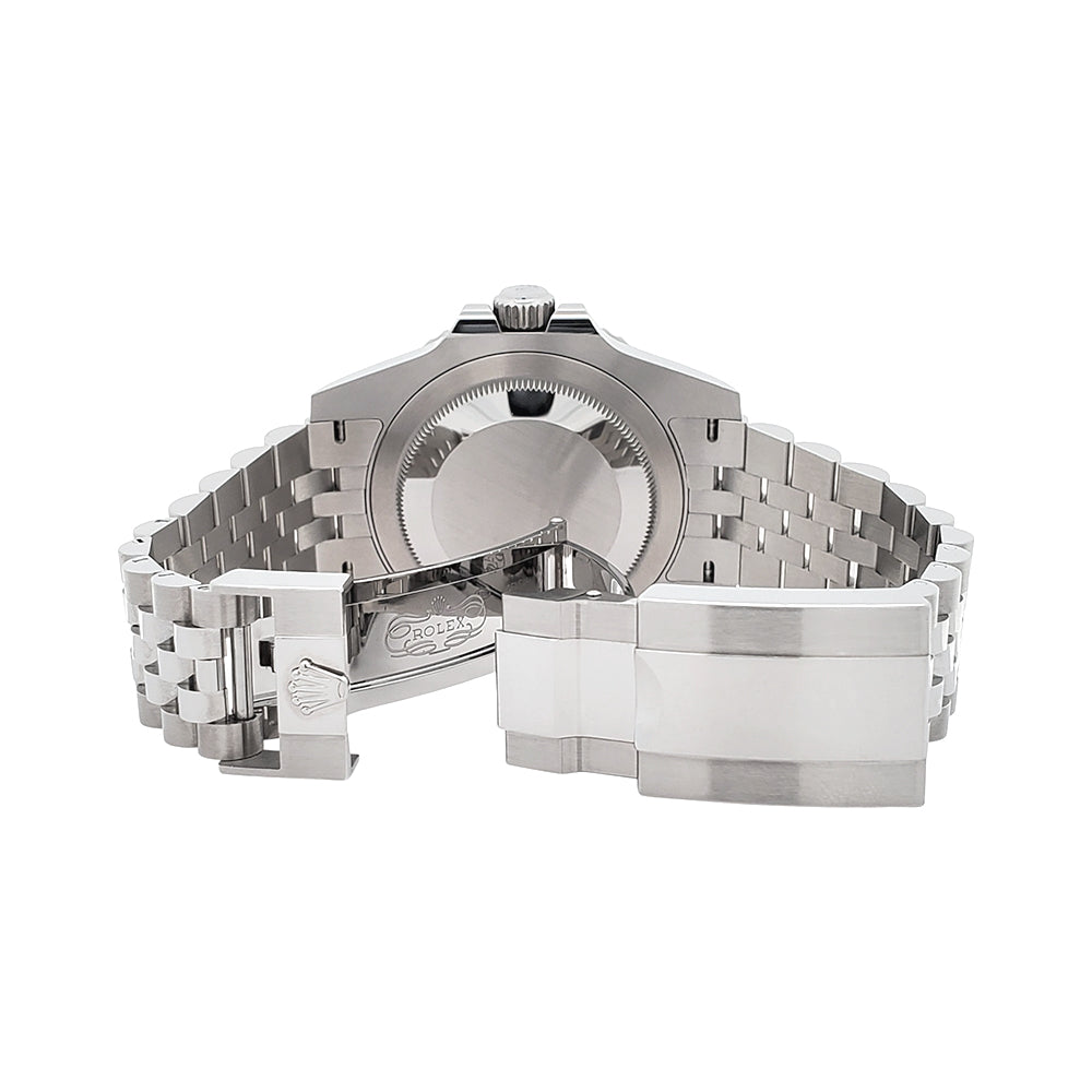 2024 Rolex GMT Master II Black Gray Bruce Wayne Jubilee Steel 40mm Watch 126710GRNR Box Papers Tag