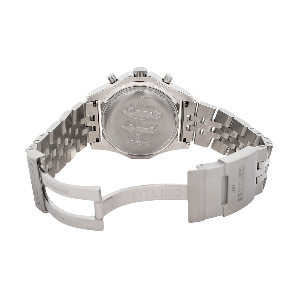 Breitling Bentley 48mm Motors T Black Dial Chronograph Steel Watch A25363