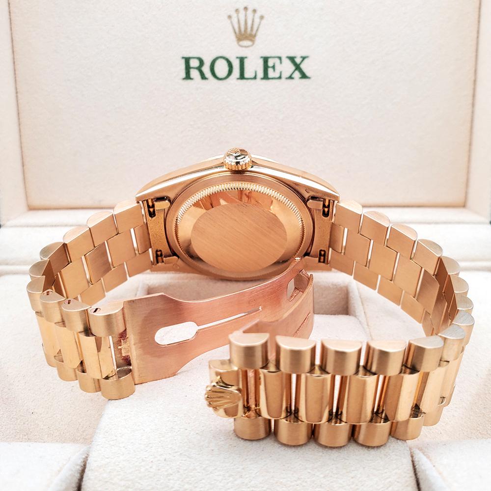 Rolex President Day-Date 36mm Factory Ruby Milliard Diamond Gold Box Papers