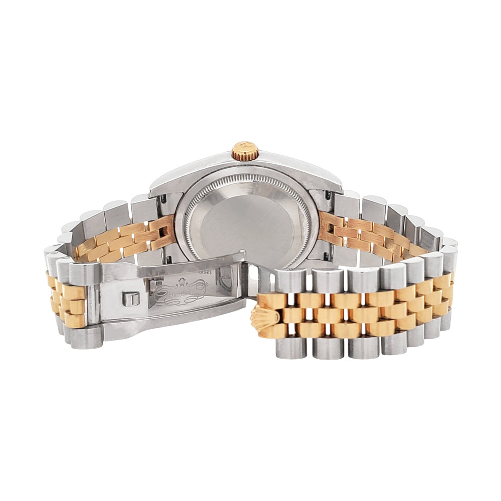 Rolex Datejust 36mm 116233 White Index 2-tone Yellow Gold/Steel Jubilee Watch Box Papers