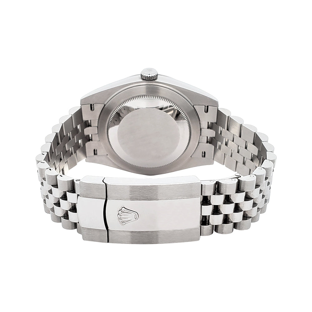 2023 Rolex Datejust 41 126334 Wimbledon Slate Roman Dial Steel Jubilee Watch Box Papers