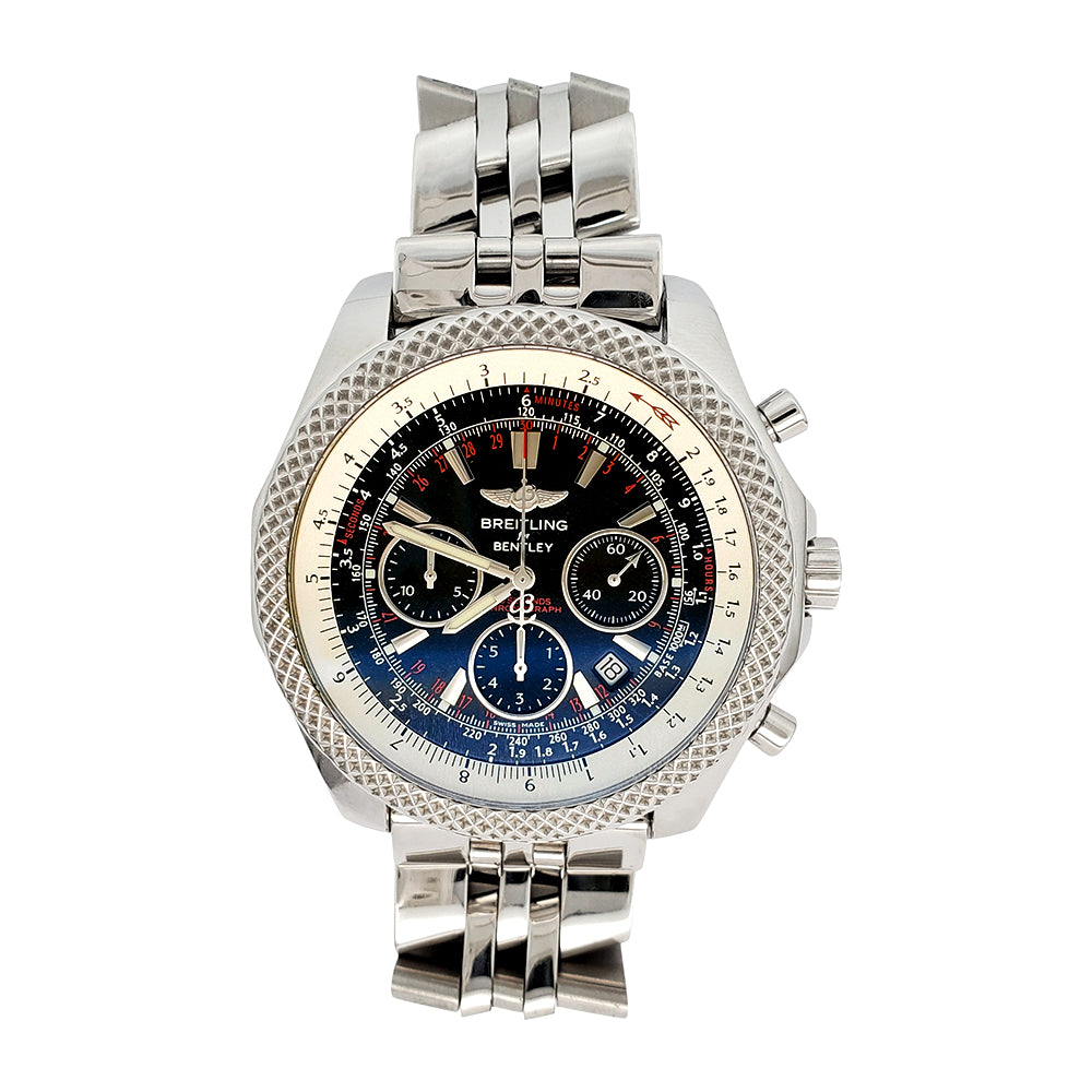 Breitling Bentley Motors Special Edition Steel Mens 49mm Watch A25364