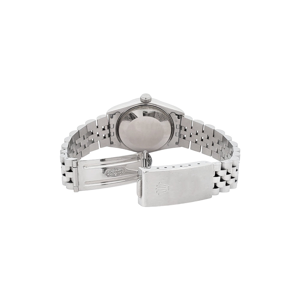 Rolex Datejust 31mm 68240 White Roman Dial Smooth Bezel Steel Jubilee Watch Box Papers