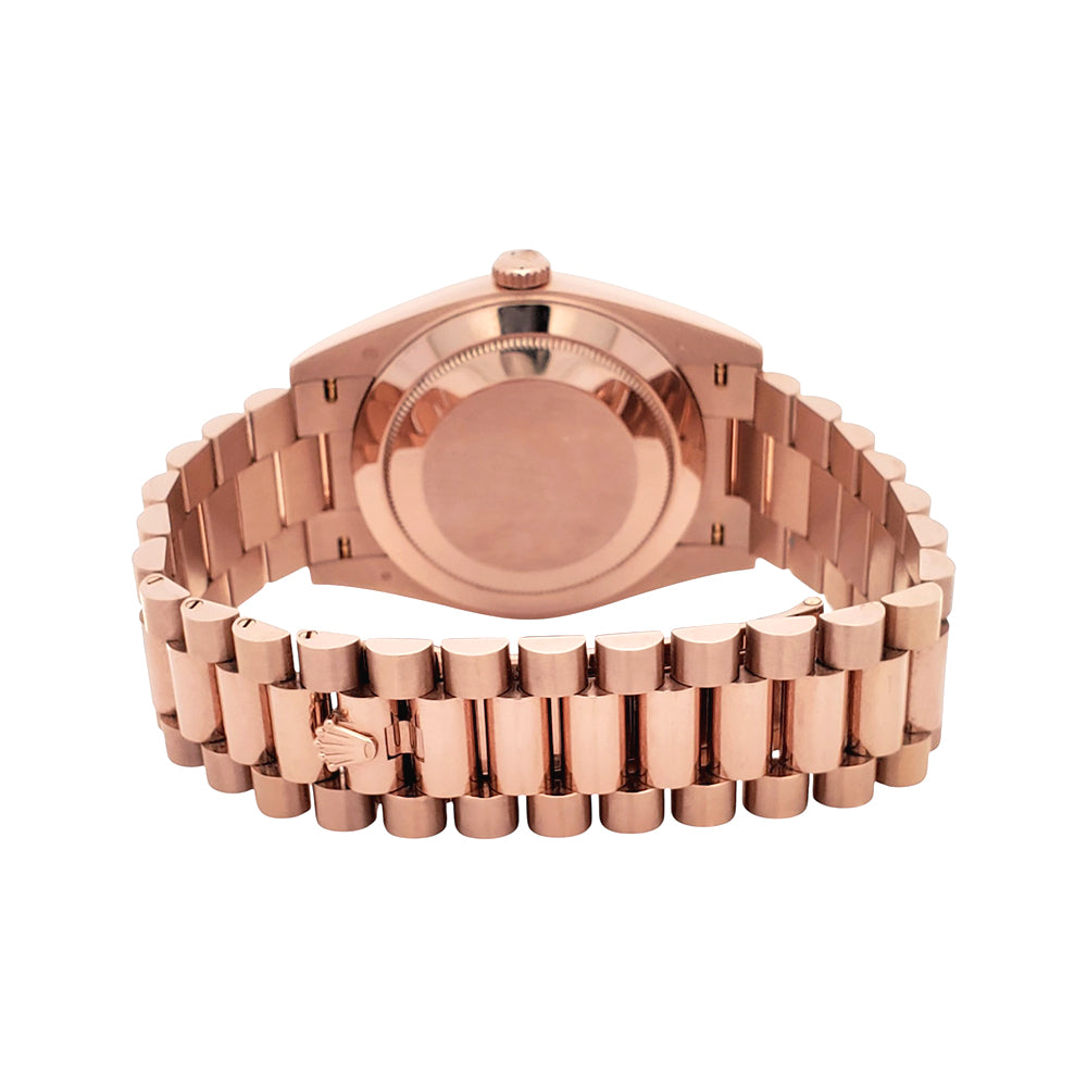 2024 Rolex President Day-Date Rose Gold Chocolate Roman Dial  228235 40mm Watch Box/Papers/Tag