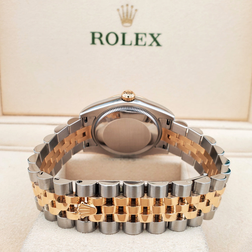 Rolex Datejust Factory Diamond Silver Jubilee Dial 2-tone Yellow Gold/Steel 31mm Watch 178273 Box Papers