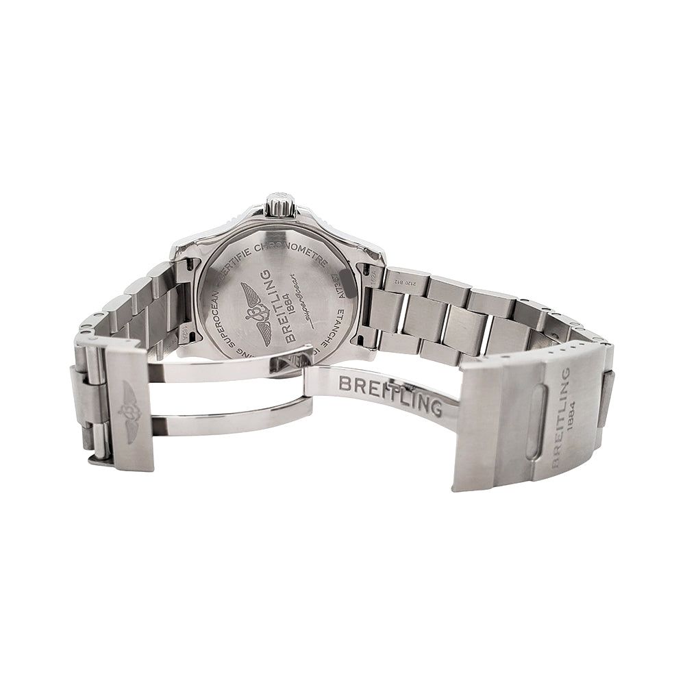 Breitling Superocean II Blue Dial Steel Mens 44mm Watch A17367