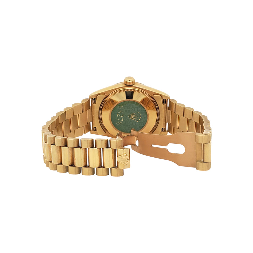 Rolex President White Roman 31mm Yellow Gold 68278 Watch Box Papers