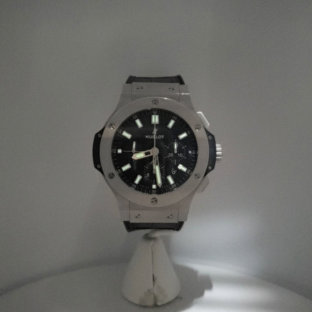 Hublot Big Bang Chronograph 44mm Blue Dial Steel Watch 301.SX.7170.LR Papers