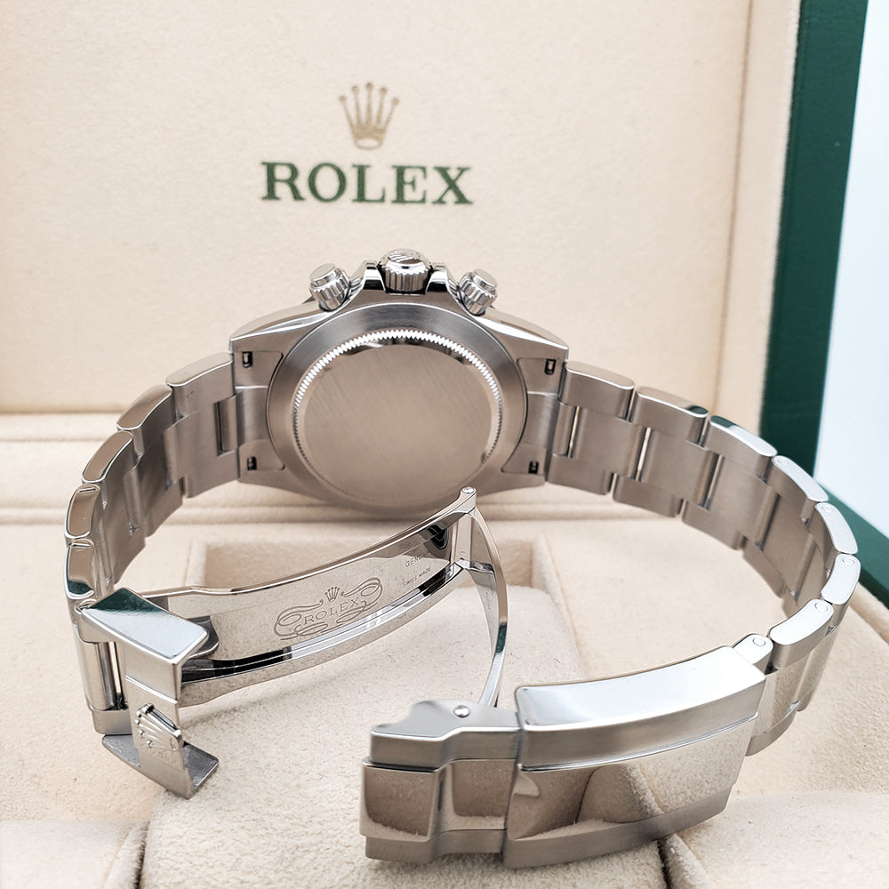 2023 Rolex Cosmograph Daytona 40mm White Panda Index Dial Steel Watch 116500LN Box Papers Tag
