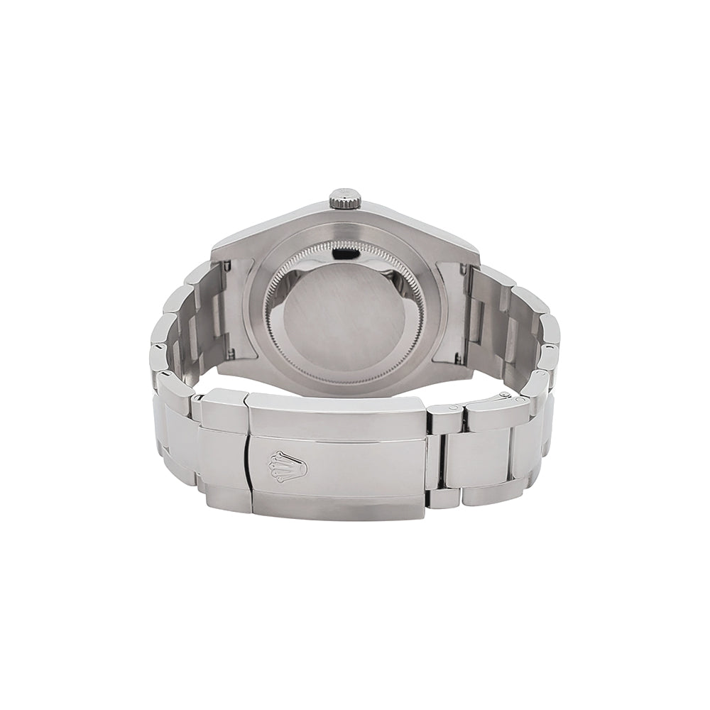 2015 Rolex Datejust II 41mm 116300 Black Index Dial Steel Oyster Watch Box Papers