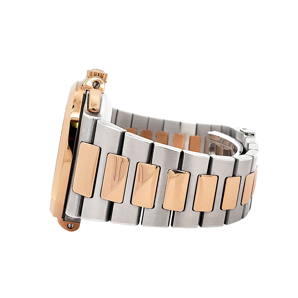 2016 Patek Philippe Nautilus Chronograph 5980/1AR-001 Blue Dial 2-Tone Rose Gold/Steel Watch Box Papers