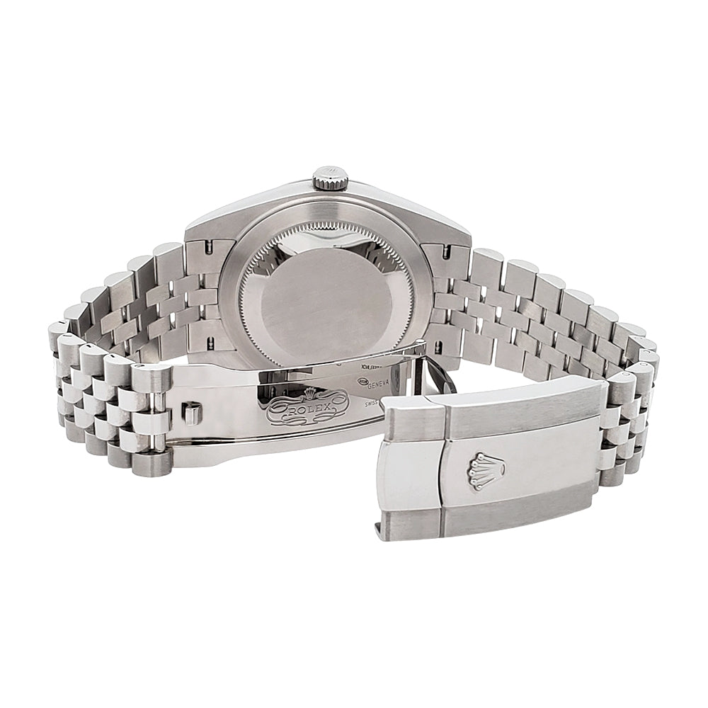 2023 Rolex Datejust 41 126334 Wimbledon Slate Roman Dial Steel Jubilee Watch Box Papers