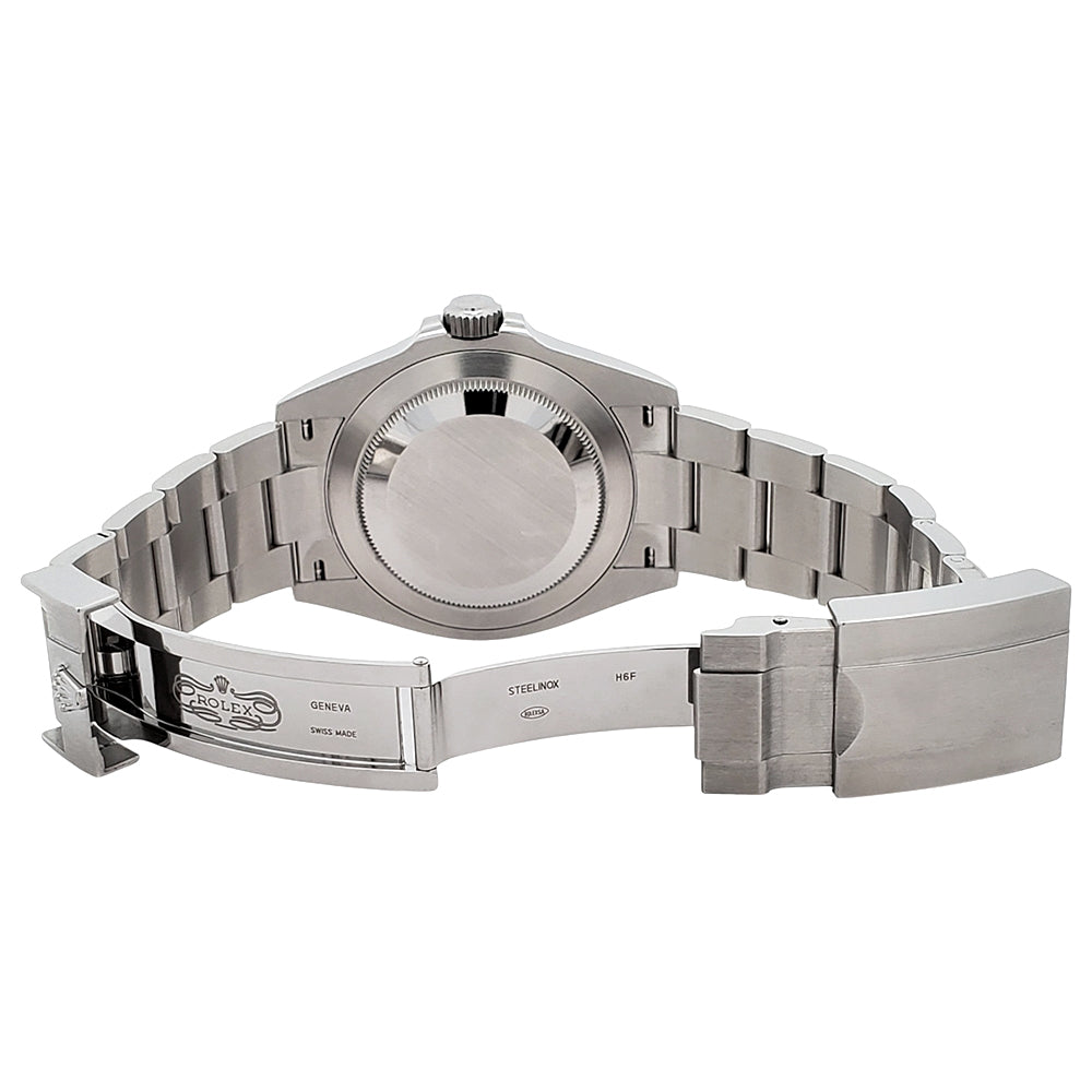 2023 Rolex Air King 126900 Black Dial Green Script Steel 40mm Watch Box Papers