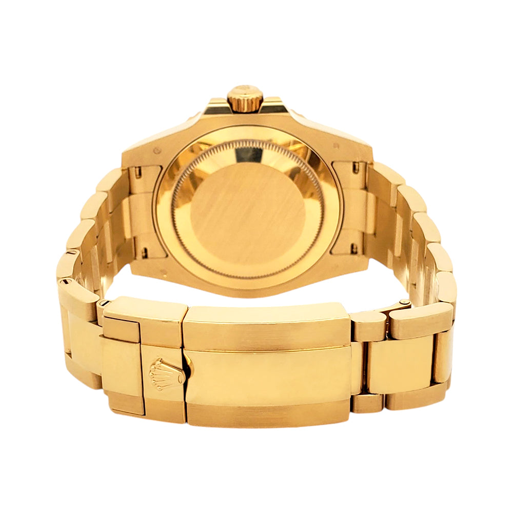 2016 Rolex GMT-Master II Green Dial 116718LN Yellow Gold 40mm Watch Box Papers