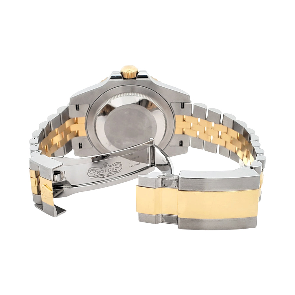 2023 Rolex GMT Master II Zombie Black Grey Bezel Yellow Gold/Steel Jubilee Watch 126713GRNR Box/Papers/Tag