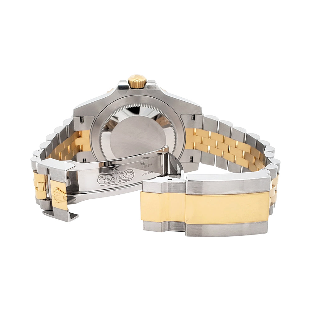 2025 Rolex GMT Master II Zombie Black Grey Bezel Yellow Gold/Steel Watch 126713GRNR Box/Papers/Tag