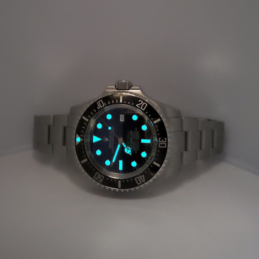 Certified Rolex Sea-Dweller Deepsea D-Blue James Cameron Steel Oyster 44mm Watch 116660 Box Papers