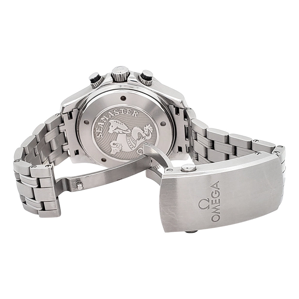 2025 Omega Seamaster Diver GMT Steel Mens 44mm Watch 212.30.44.52.01.001 Box Papers