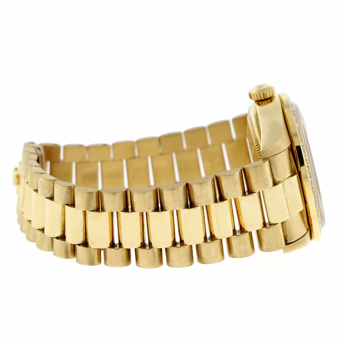 Rolex President Day-Date 18k Yellow Gold 36MM 18038 w/Diamond Bezel
