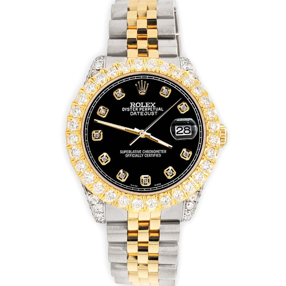 Rolex Datejust 178273 31MM Black Dial With Two Tone Jubilee