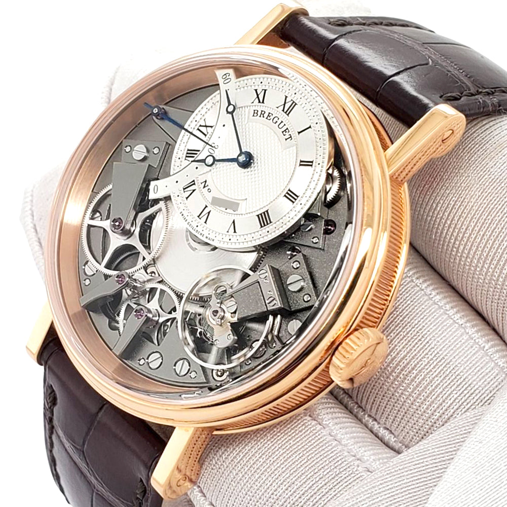 Breguet Tradition Retrograde 18k Rose Gold 40mm 7097BR/G1/9WU Watch Box Papers
