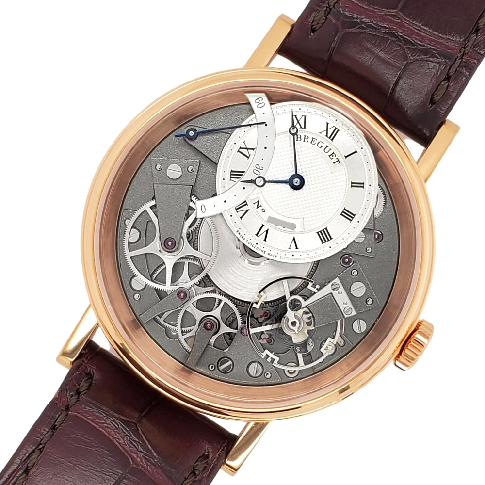 Breguet Tradition Retrograde 18k Rose Gold 40mm 7097BR/G1/9WU Watch Box Papers
