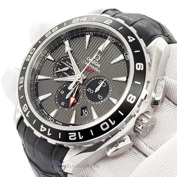 Omega Seamaster Aqua Terra 44mm GMT Chronograph Grey Dial Watch 231.13.44.52.06.001