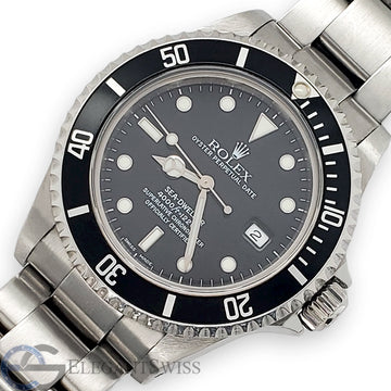 Rolex Sea-Dweller 40mm Black Dial Oyster Stainless Steel Watch 16600 Box Papers