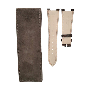 OEM Unworn Patek Philippe Nautilus 5711, 5980 B76 Brown Leather Strap with Suede Travel Pouch