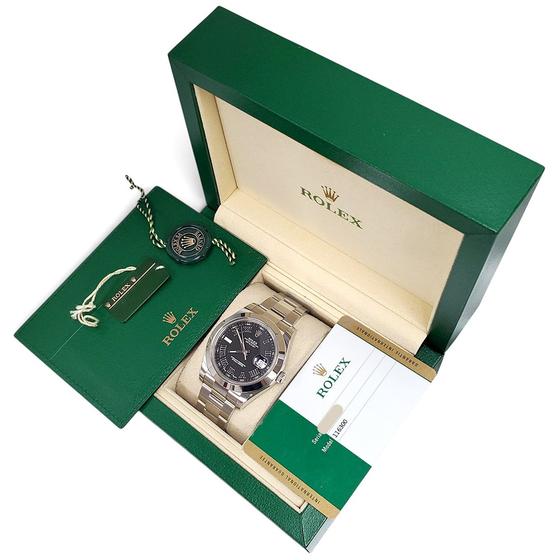 Rolex Datejust II 116300 Grey Roman Stainless steel - view 2