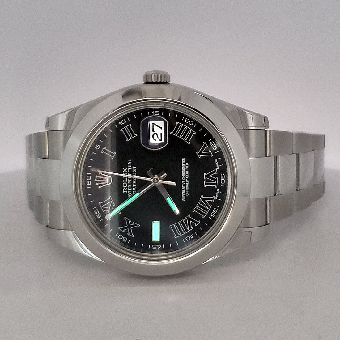 Rolex Datejust II 116300 Grey Roman Stainless steel - view 4