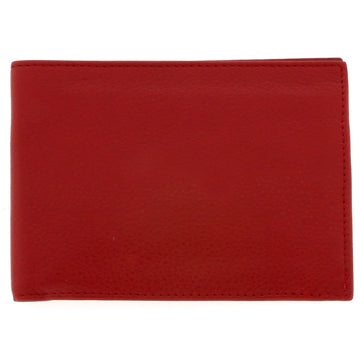 Rolex Vintage Red Leather Bi-Fold Wallet