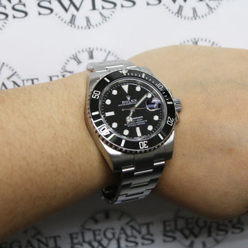 Rolex Submariner Date Ceramic Bezel Black Dial 40MM Automatic Stainless Steel Mens Oyster Watch 116610