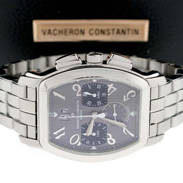 Vacheron Constantin Royal Eagle Big Date Original Gray Dial Chronograph 36MM Automatic Steel Mens Watch 49145