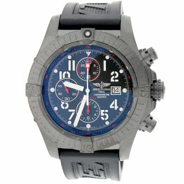 Breitling Super Avenger Blacksteel Chronograph 48MM Automatic Mens Limited Edition Watch M13370