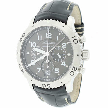 Breguet Type XXI Flyback 43MM Chronograph Automatic Stainless Steel Mens Watch 3810