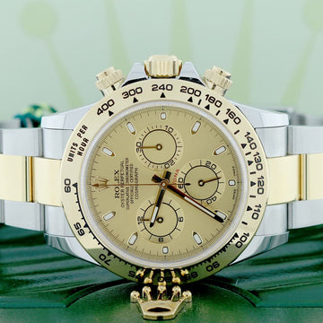 2017 Rolex Cosmograph Daytona 2-Tone 18K Yellow Gold/Stainless Steel 40mm Automatic Oyster Mens Watch 116503