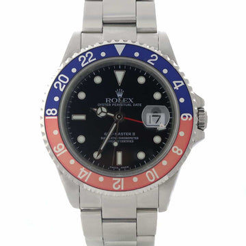 Rolex GMT-Master II Pepsi Bezel 40MM Automatic Stainless Steel Mens Watch 16710