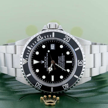 Rolex Sea-Dweller 40mm Black Bezel Automatic Stainless Steel Mens Watch 16600