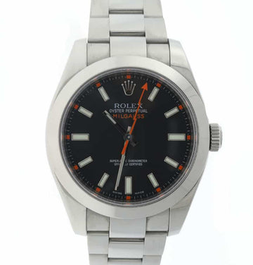 Rolex Milgauss 40MM Black Dial Automatic Stainless Steel Mens Watch